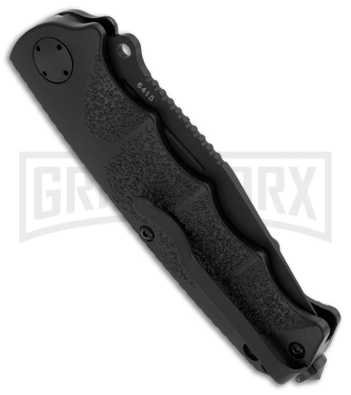 Boker Plus Reality-Based Black Automatic Knife - Tanto Black Serr 2 Boker Plus Reality-Based Black Automatic Knife - Tanto Black Serr - Image 2