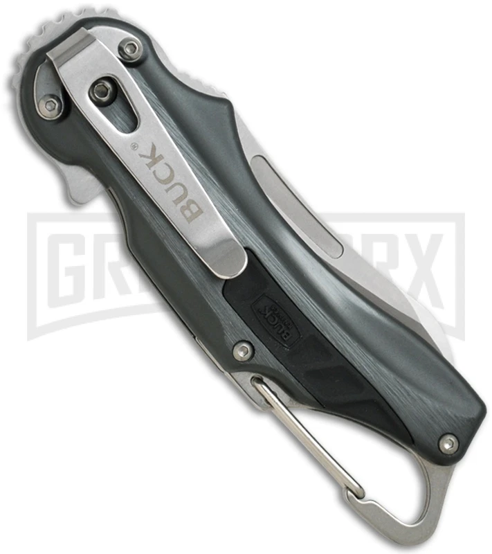 Buck Knives Buck Flashpoint Blue Folding Knife - Satin Serr 2 Buck Knives Buck Flashpoint Blue Folding Knife - Satin Serr - Image 2