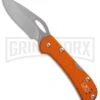 Buck Knives Buck Mini SpitFire Orange Folding Knife - Satin Plain