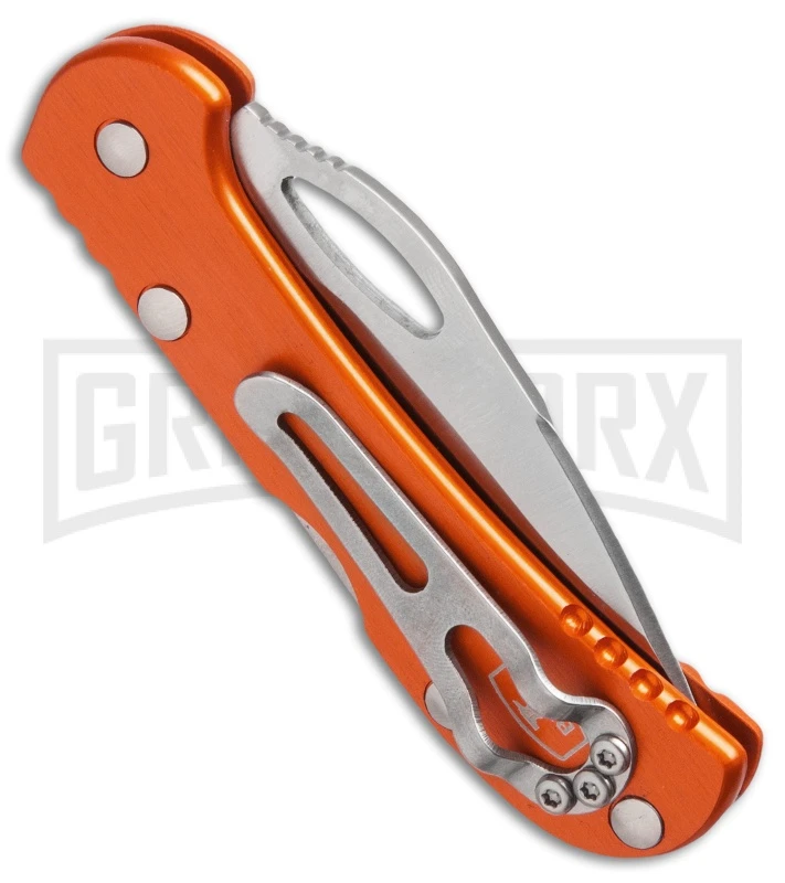 Buck Knives Buck Mini SpitFire Orange Folding Knife - Satin Plain 2 Buck Knives Buck Mini SpitFire Orange Folding Knife - Satin Plain - Image 2