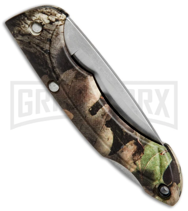Buck Knives Buck Nano Bantam Mossy Oak B.U.C. Camo Folding Knife - Satin Plain 3 Buck Knives Buck Nano Bantam Mossy Oak B.U.C. Camo Folding Knife - Satin Plain - Image 3