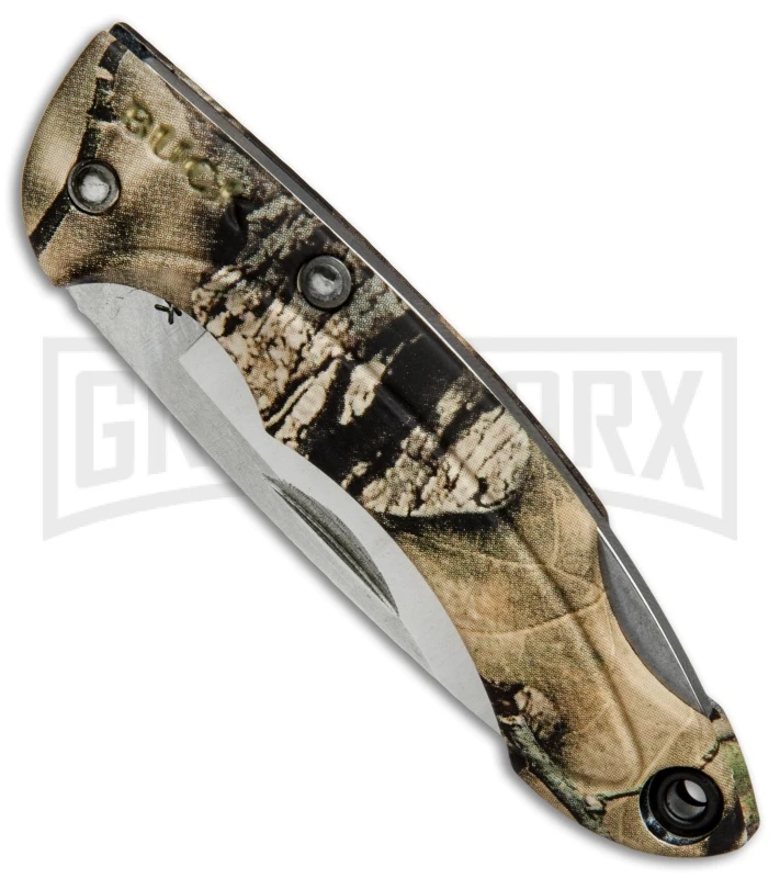 Buck Knives Buck Nano Bantam Mossy Oak B.U.C. Camo Folding Knife - Satin Plain 2 Buck Knives Buck Nano Bantam Mossy Oak B.U.C. Camo Folding Knife - Satin Plain - Image 2