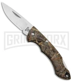 Buck Knives Buck Nano Bantam Muddy Water Camo Folding Knife - Satin Plain