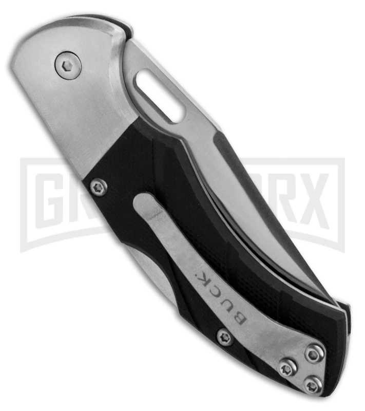 Buck Knives Buck Talus Black G-10 Folding Knife - Satin Serr 2 Buck Knives Buck Talus Black G-10 Folding Knife - Satin Serr - Image 2