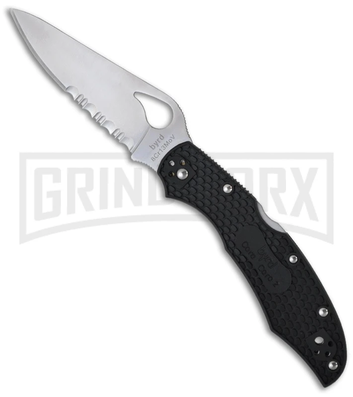 Byrd Cara Cara 2 FRN Folding Knife - Satin Serr 1 Byrd Cara Cara 2 FRN Folding Knife - Satin Serr