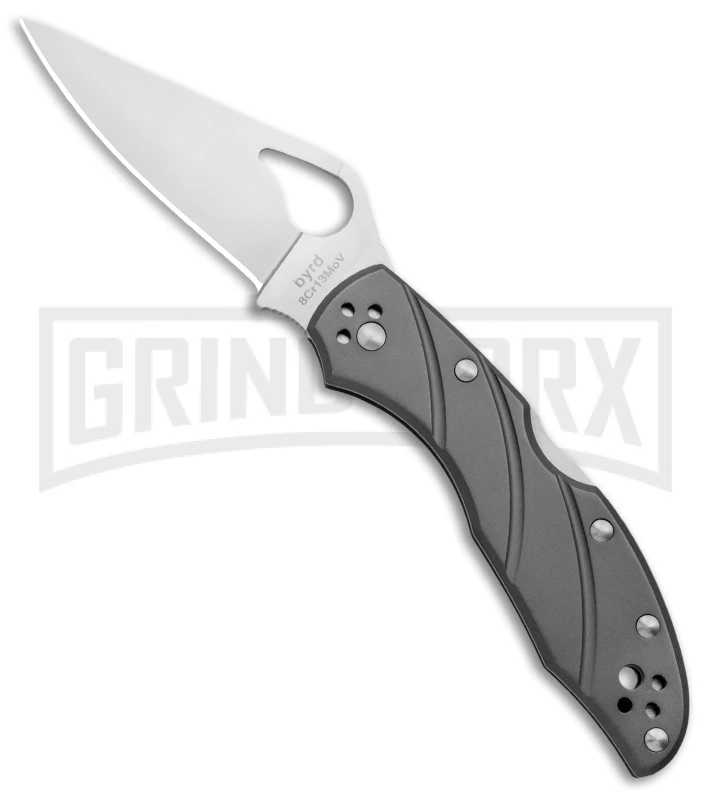 Byrd Meadowlark 2 Titanium Folding Knife - Satin Plain 1 Byrd Meadowlark 2 Titanium Folding Knife - Satin Plain
