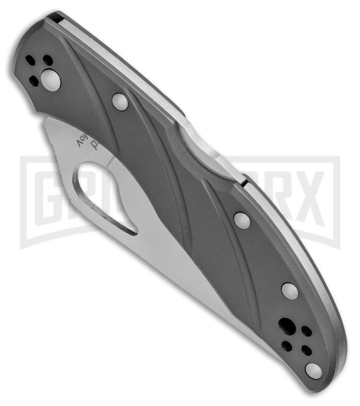 Byrd Meadowlark 2 Titanium Folding Knife - Satin Plain 2 Byrd Meadowlark 2 Titanium Folding Knife - Satin Plain - Image 2