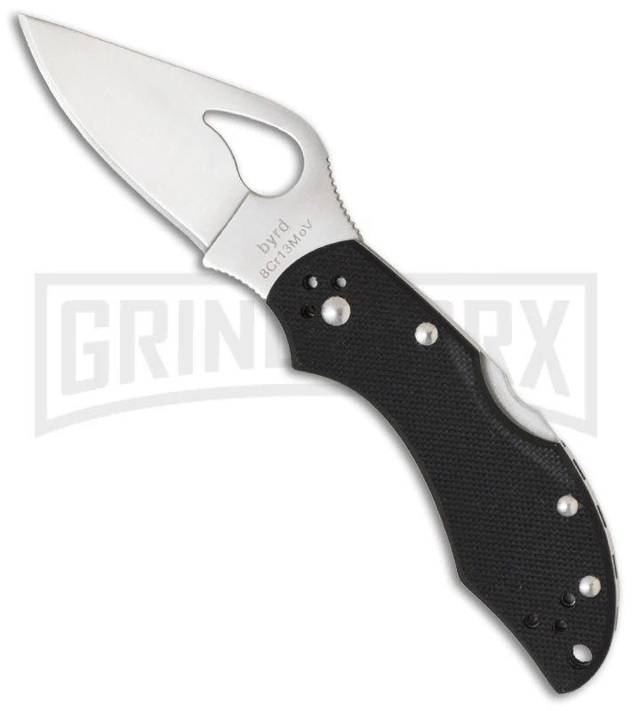 Byrd Knives Robin 2 Folding Knife - Satin Plain 1 Byrd Knives Robin 2 Folding Knife - Satin Plain