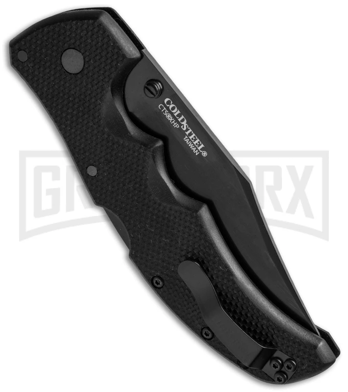 Cold Steel Recon I Clip Point Folding Knife - Black Serr 2 Cold Steel Recon I Clip Point Folding Knife - Black Serr - Image 2