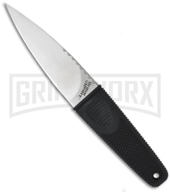 Cold Steel Brave Heart Combat Fixed Blade Knife - Satin Plain 1 Cold Steel Brave Heart Combat Fixed Blade Knife - Satin Plain
