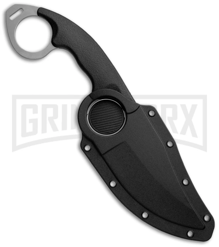 Cold Steel Double Agent II Fixed Blade Knife - Satin Serr 2 Cold Steel Double Agent II Fixed Blade Knife - Satin Serr - Image 2