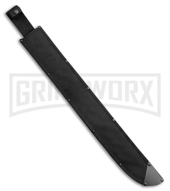 Cold Steel 24" Latin Machete Black W/ Sheath - Black Plain 2 Cold Steel 24" Latin Machete Black W/ Sheath - Black Plain - Image 2