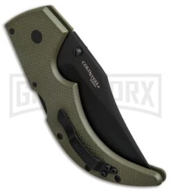 Cold Steel Espada Medium OD Green G-10 Folding Knife - Black Plain 6 Cold Steel Espada Medium OD Green G-10 Folding Knife - Black Plain -Buck Knives Sales Store cold steel medium espada triad lock od green G10 black 62NGMVG BHQ 44120 er side large