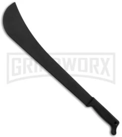 Cold Steel Panga Machete Knife - Black Plain