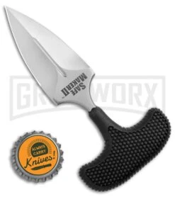 Cold Steel Safe Maker II Push Dagger - Satin Plain -Buck Knives Sales Store cold steel safe maker ii 12DCST BHQ 2437 jr bottlecap large