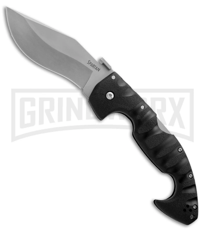 Cold Steel Spartan Folding Knife - Stonewash Plain 1 Cold Steel Spartan Folding Knife - Stonewash Plain