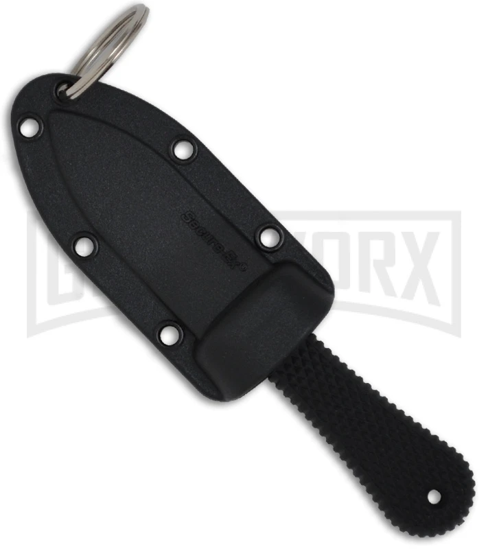 Cold Steel Super Edge Neck Knife - Satin Serr 2 Cold Steel Super Edge Neck Knife - Satin Serr - Image 2