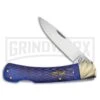 Frost Cutlery Ocoee River Side By Side Blue Jigged Bone Lockback Knife