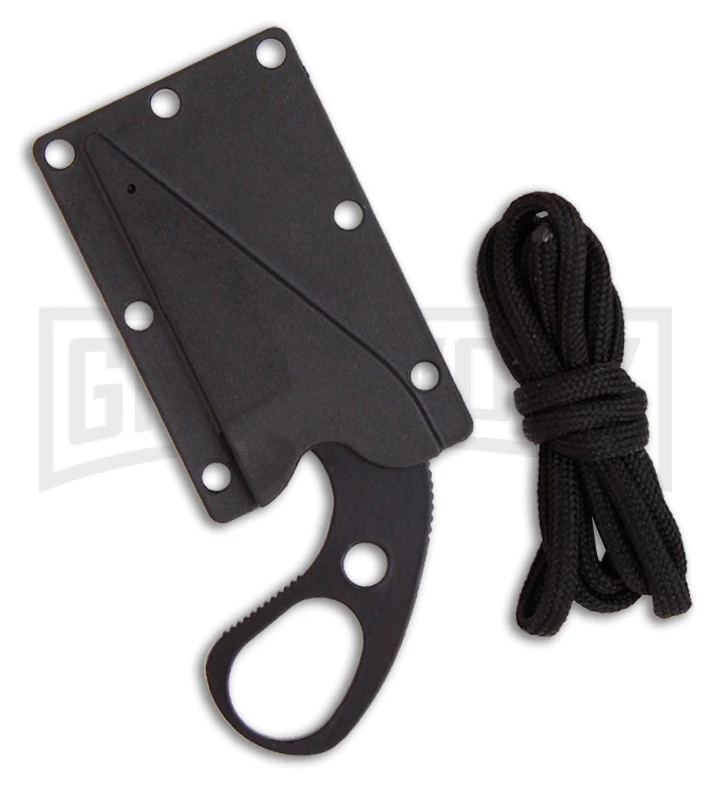 Ka-Bar TDI LDK Neck Knife - Black Plain 2 Ka-Bar TDI LDK Neck Knife - Black Plain - Image 2