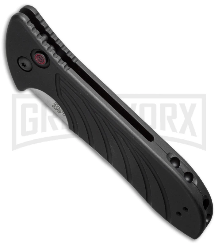 Kershaw Emerson Launch 5 Black Automatic Knife - Stonewash Plain 2 Kershaw Emerson Launch 5 Black Automatic Knife - Stonewash Plain - Image 2