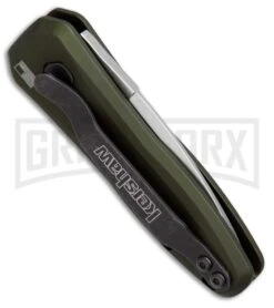 Kershaw Launch 4 OD Green Automatic Knife CA Legal - Stonewash Plain -Buck Knives Sales Store kershaw launch 4 od green sw 7500olsw BHQ 36946 dl side large