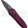 Kershaw Launch 4 Purple Automatic Knife CA Legal - Black Plain