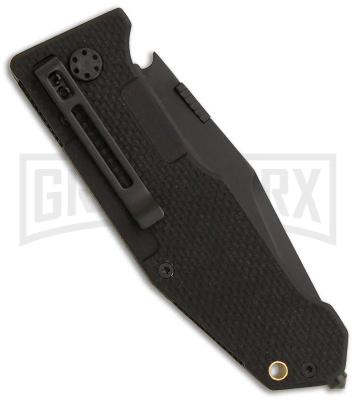 Mantis MT-7.2A Folding Pry Knife - Black Plain 2 Mantis MT-7.2A Folding Pry Knife - Black Plain - Image 2