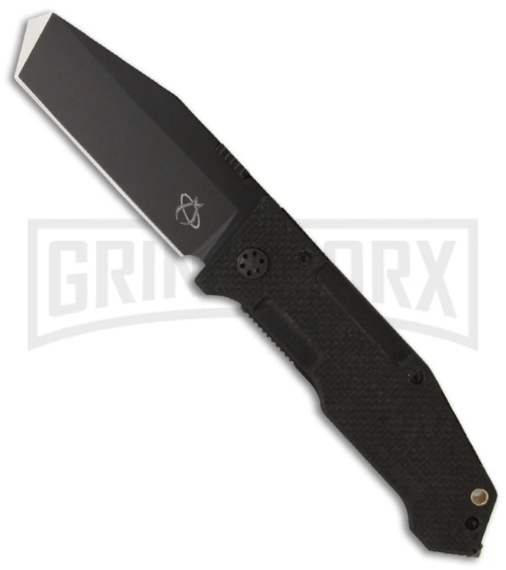 Mantis MT-7.2A Folding Pry Knife - Black Plain 1 Mantis MT-7.2A Folding Pry Knife - Black Plain