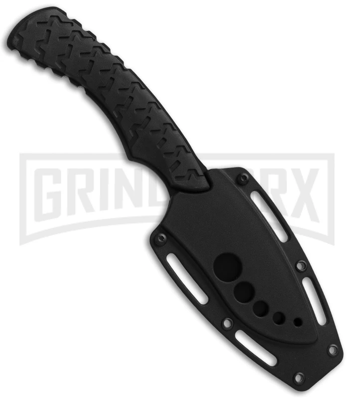 Mantis Seymour Tactical Black Fixed Blade Knife - Black Serr 2 Mantis Seymour Tactical Black Fixed Blade Knife - Black Serr - Image 2