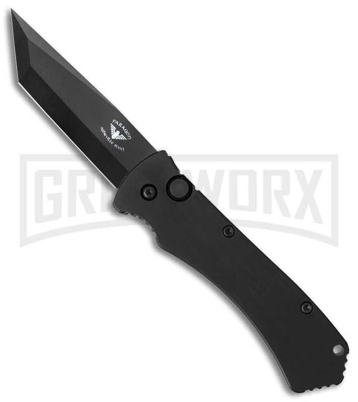 Paragon ERT Black Automatic Knife - Tanto DLC 1 Paragon ERT Black Automatic Knife - Tanto DLC