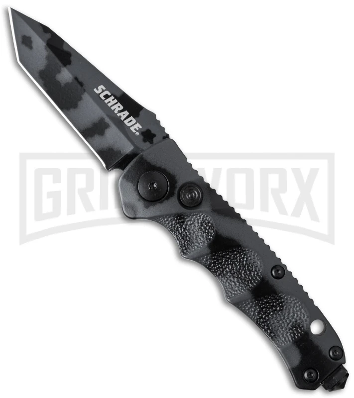 Schrade Mini Extreme Survival SC60MCT Urban Camo Automatic - Tanto Plain 1 Schrade Mini Extreme Survival SC60MCT Urban Camo Automatic - Tanto Plain