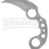 United Cutlery Silver Undercover Karambit Fixed Blade Knife - Satin Plain