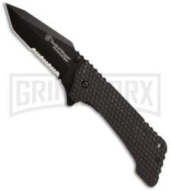 Smith & Wesson Extreme Ops CKG21BTS Folding Knife - Black Serr
