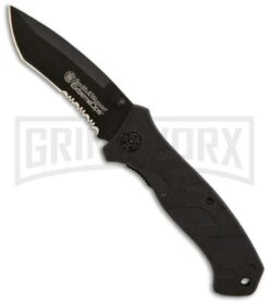 Smith & Wesson CKG108S Extreme Ops Knife - Black Plain