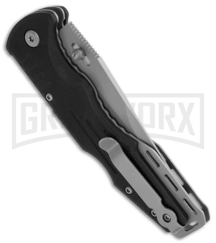 SOG Fusion Salute Folding Knife - Black Plain 2 SOG Fusion Salute Folding Knife - Black Plain - Image 2