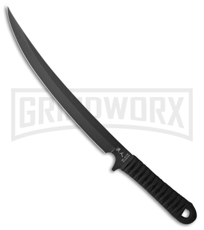 United Cutlery Ronin Combat Fixed Blade Knife - Black Plain 1 United Cutlery Ronin Combat Fixed Blade Knife - Black Plain