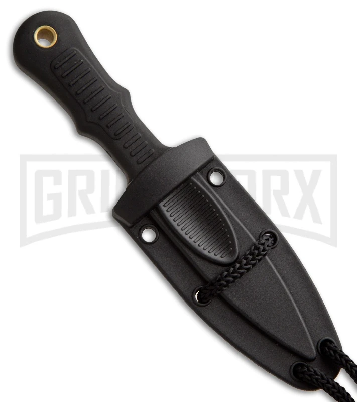 United Cutlery Sub Commander Black Mini Boot Knife - Black Plain 2 United Cutlery Sub Commander Black Mini Boot Knife - Black Plain - Image 2
